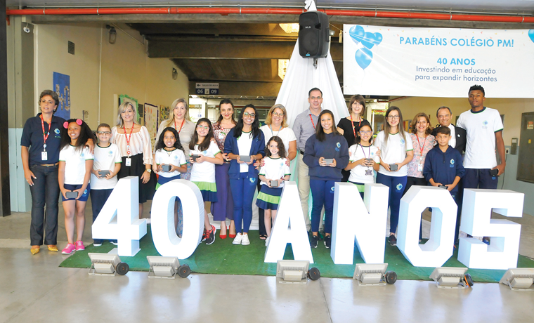 Solenidade marca o aniversário de 40 anos do Colégio da Polícia Militar