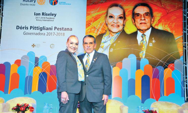 Uma lembrança da posse de Dóris Pestana na governadoria do Distrito 4430