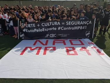 Clube Esperia se mobiliza contra medida provisória que ameaça o esporte brasileiro