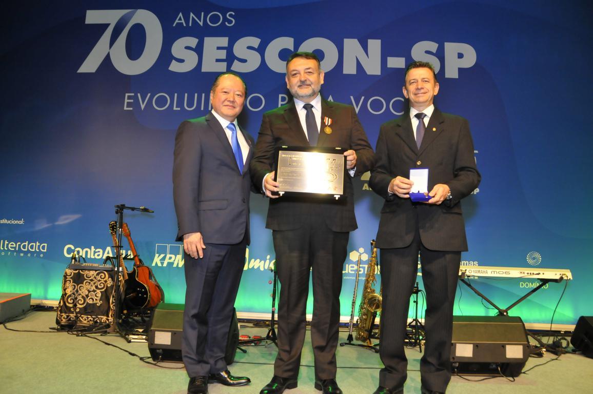 Sescon-SP comemora 70 anos em evento de posse de Reynaldo Pereira Lima Júnior e das novas diretorias