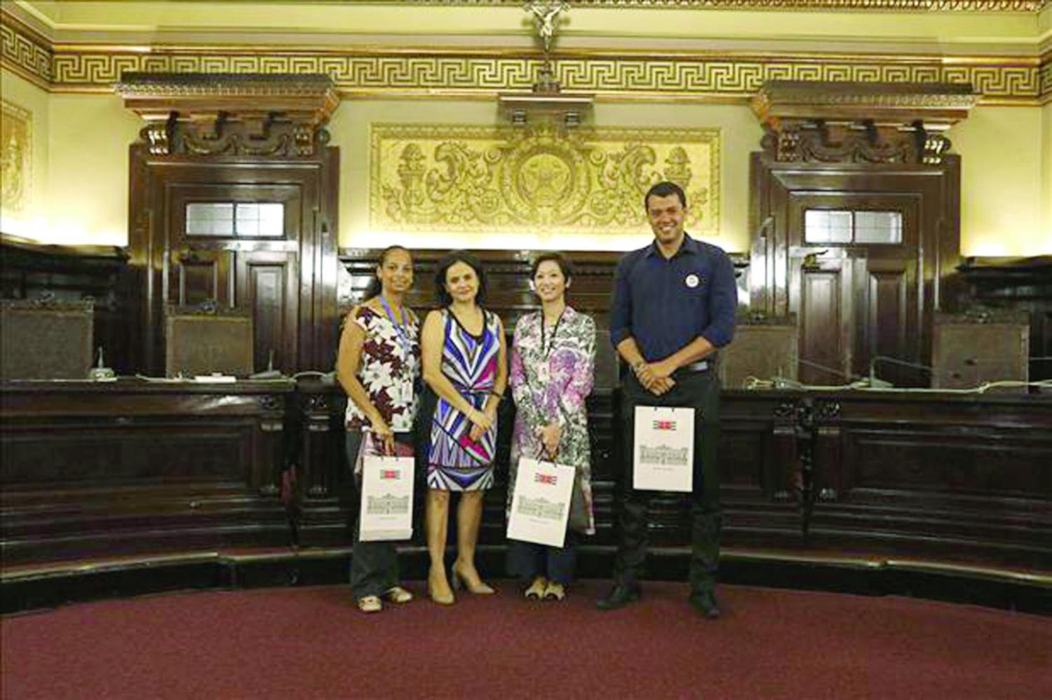 Estagiários do programa Jovem Aprendiz participam de visita monitorada no Palácio da Justiça