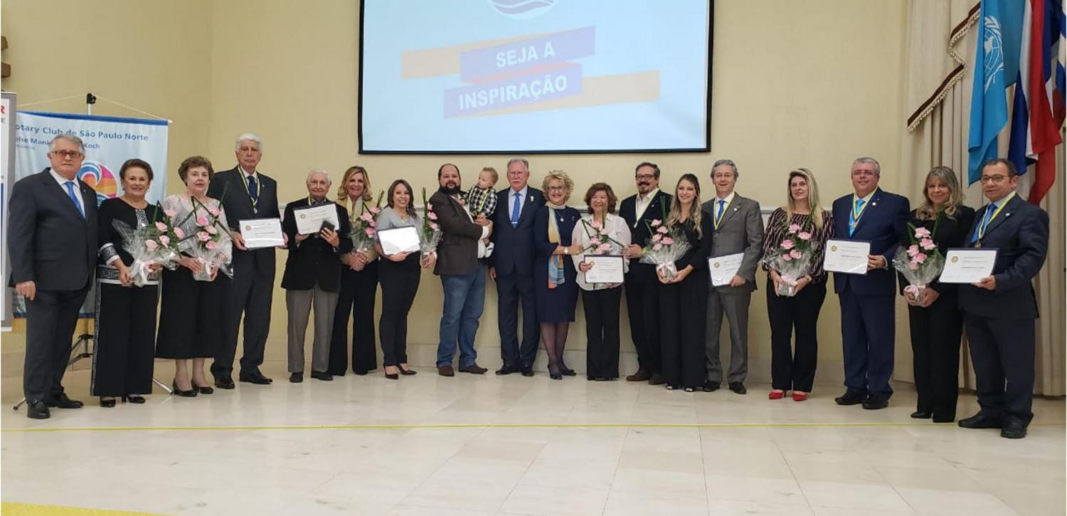 Rotary Club de São Paulo-Norte realiza entrega de Título Paul Harris