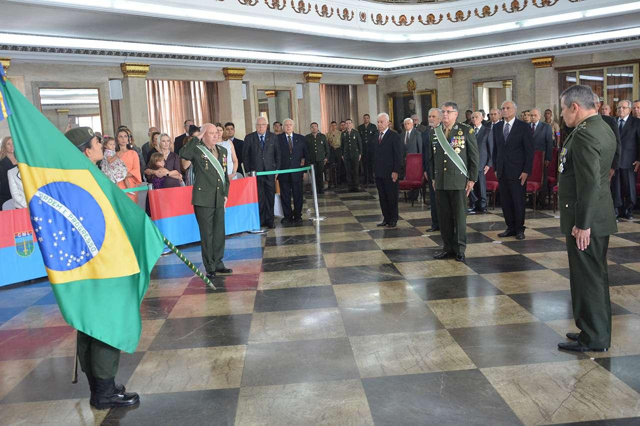 Cerimônia de passagem de chefia do Departamento de Educação e Cultura do Exército, no Rio de Janeiro
