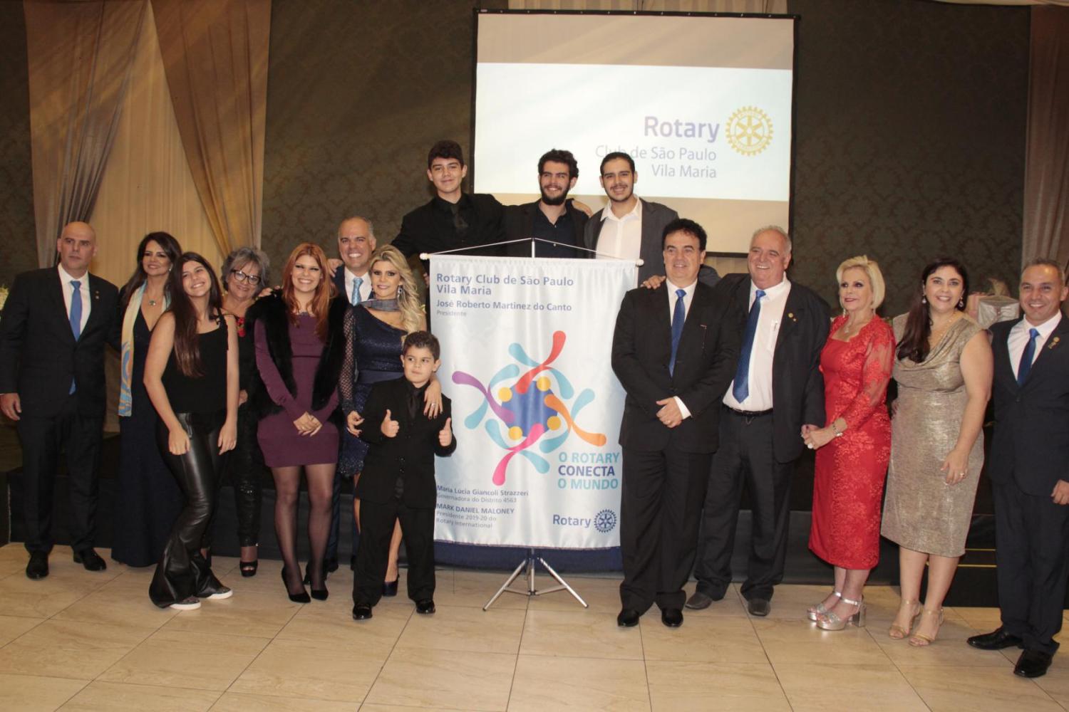 José Roberto Martinez do Canto assume a presidência do Rotary Club-Vila Maria