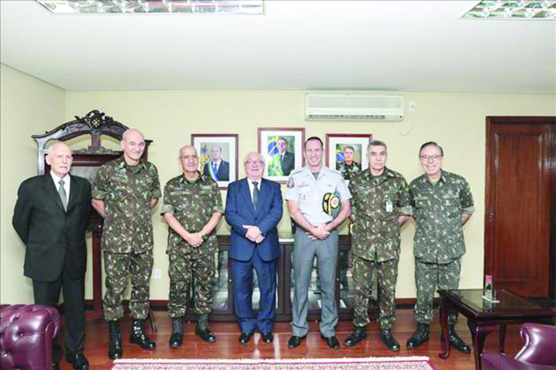 Presidente do TJSP é recebido pelo Comando Militar do Sudeste