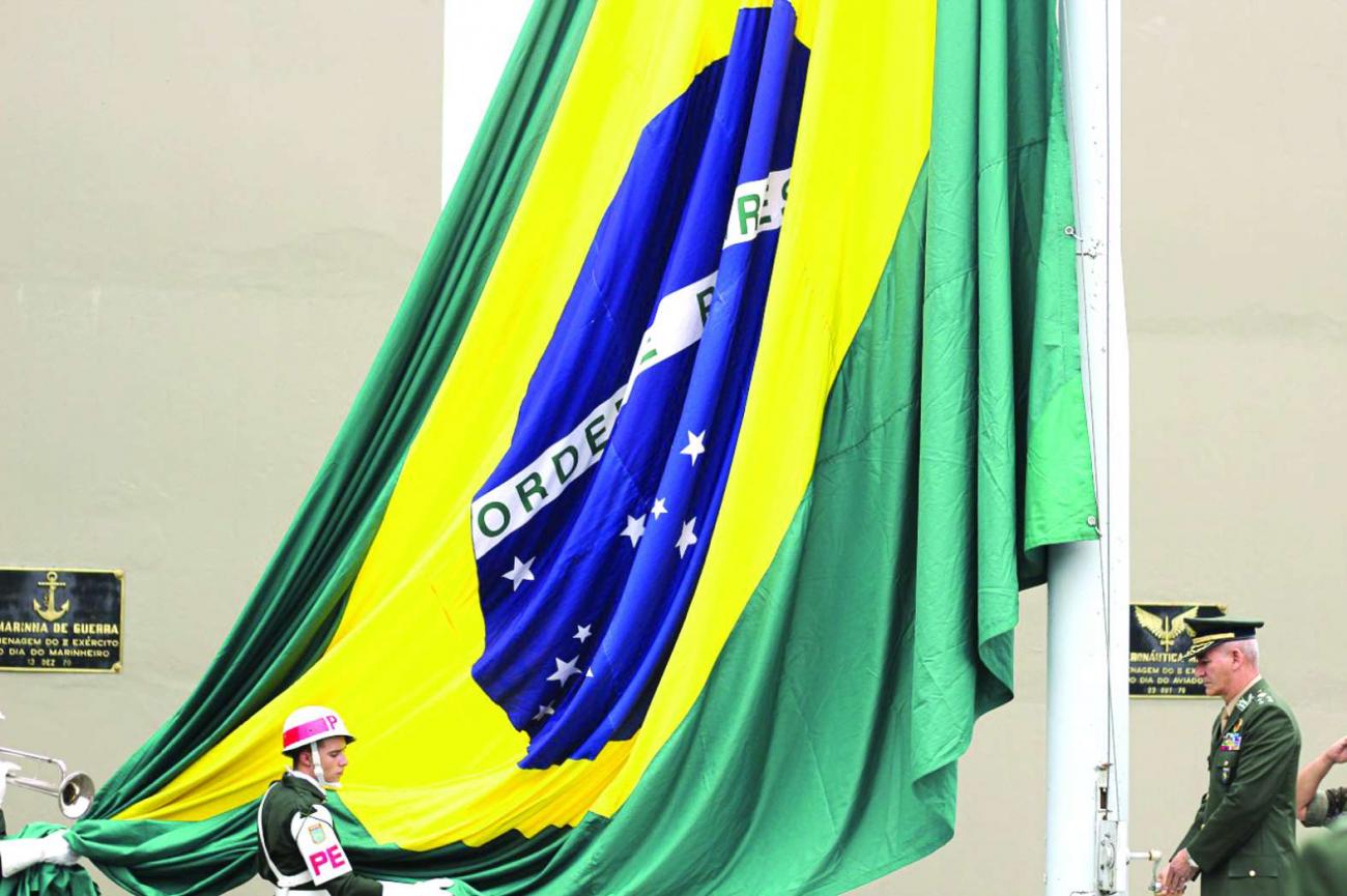 CMSE comemora o Dia da Bandeira no quartel-general do Ibirapuera