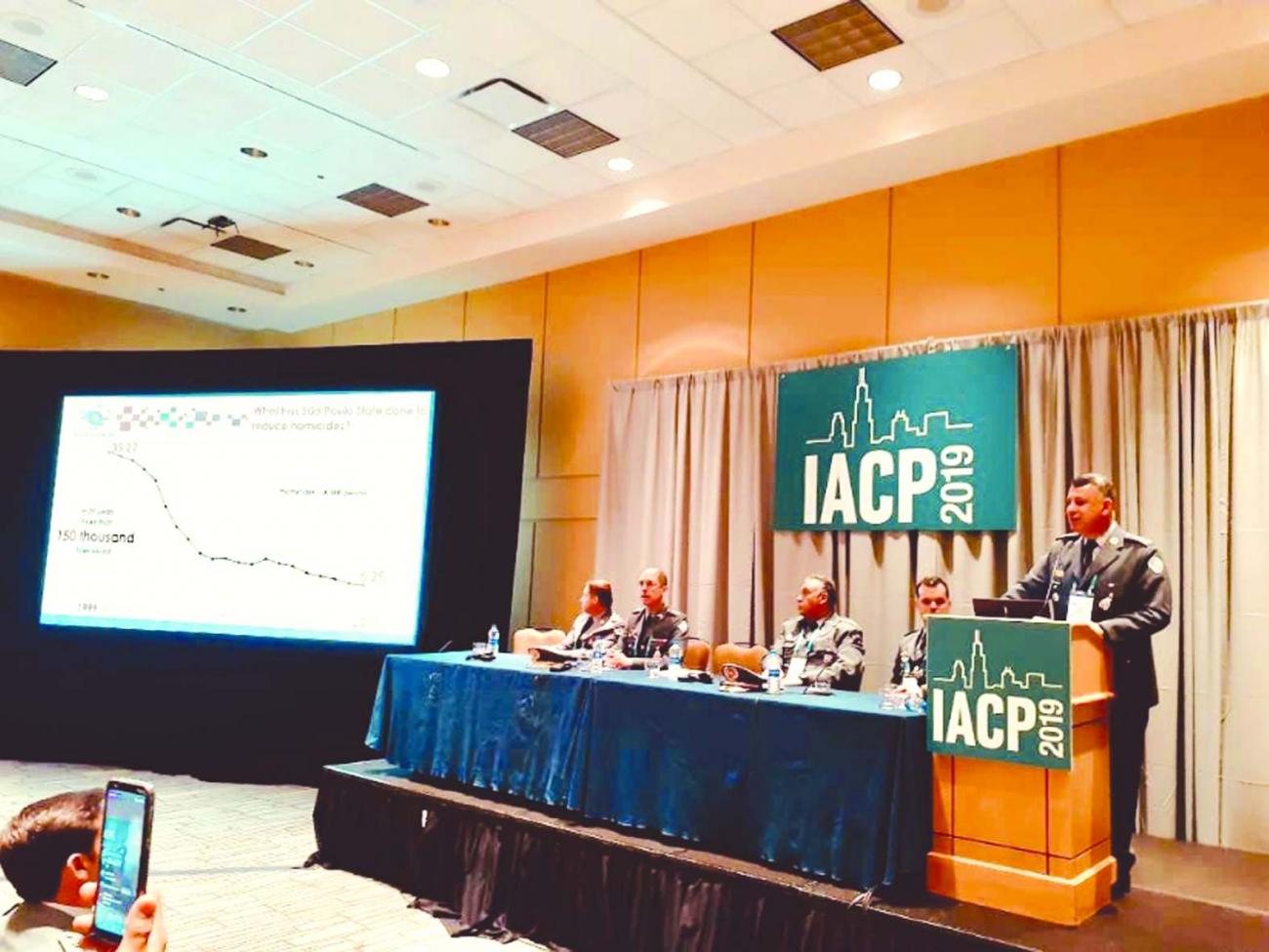 Polícia Militar de São Paulo participa de conferência de Chefes de Polícia nos EUA