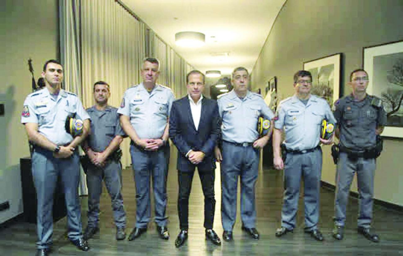 Doria conhece novos armamentos da PM