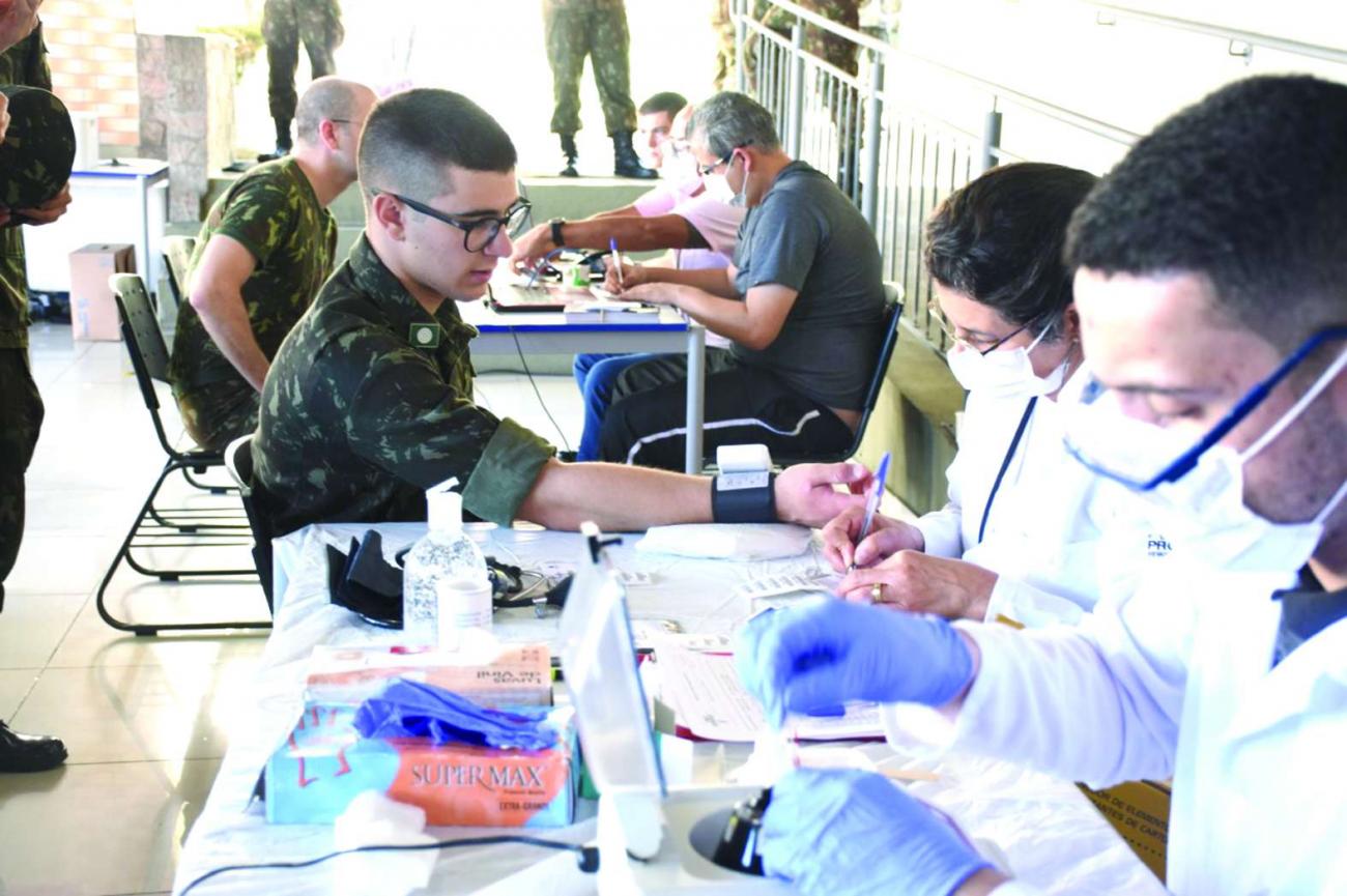 Campanha de Doação Voluntária de Sangue no CPOR/CMSP