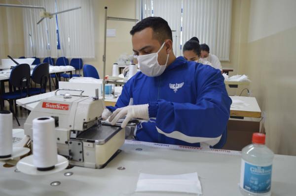 PAMASP confecciona 10 mil máscaras de proteção