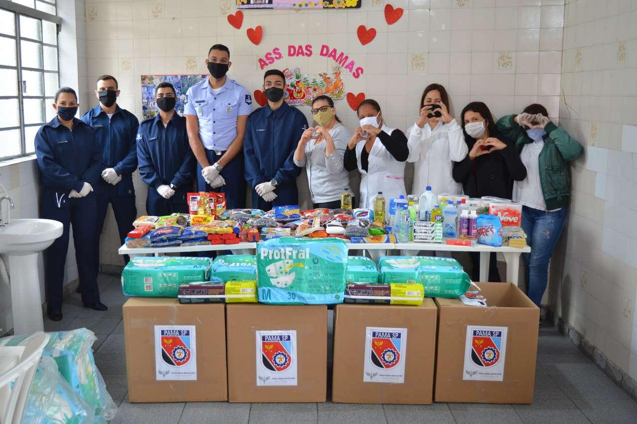 PAMASP arrecada uma tonelada em alimentos e produtos de limpeza e doa para sete Instituições de Caridade