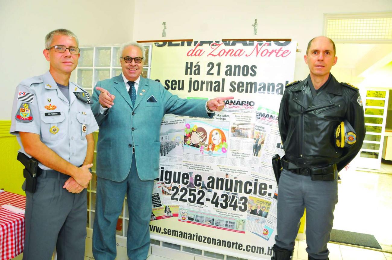 Semanário da Zona Norte recebe visita dos novos comandantes do Trânsito da capital e do Policiamento Rodoviário