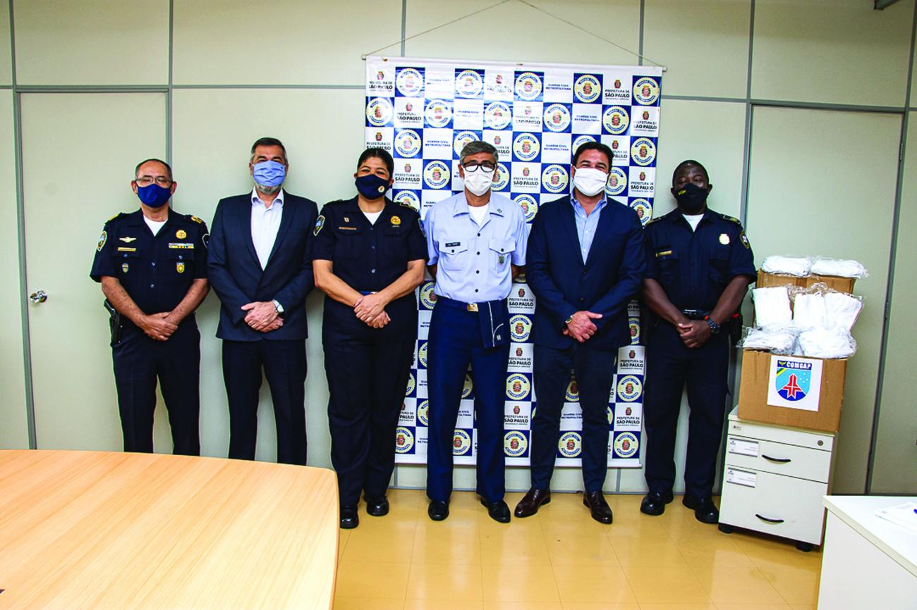 COMGAP doa 3 mil máscaras de proteção para o Comando Geral da Guarda Civil Metropolitana de SP (GCM)