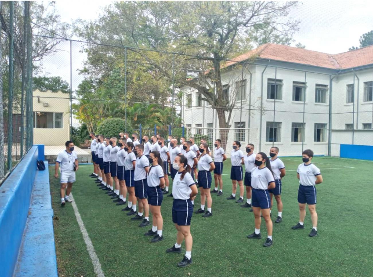 Prova de educação física começa na Academia do Barro Branco