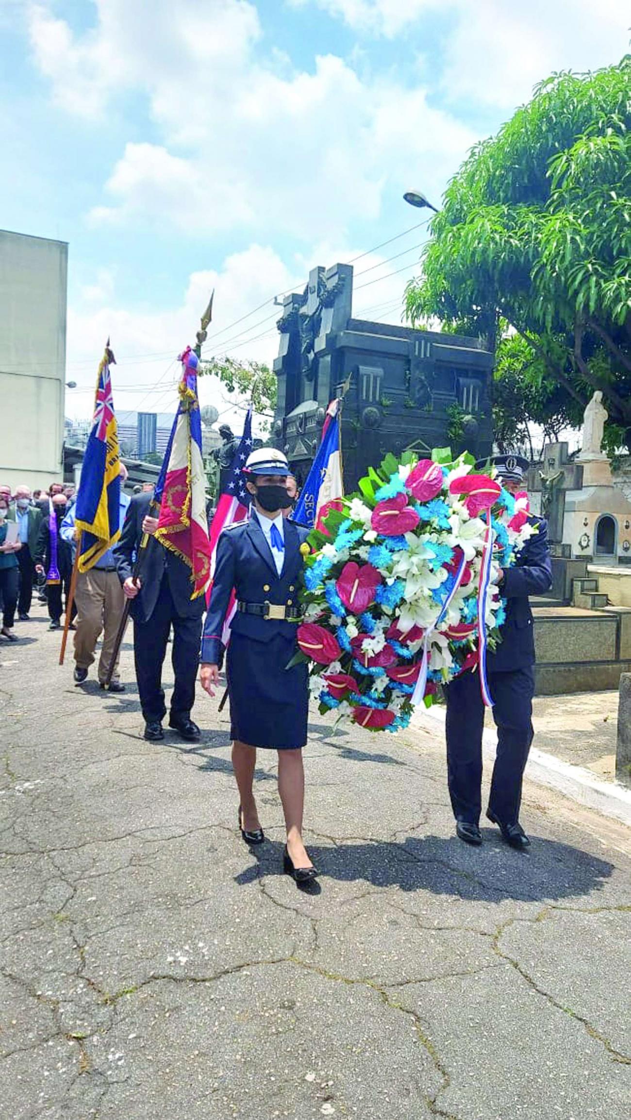 Barro Branco presta homenagem ao armistício da 1a. guerra mundial