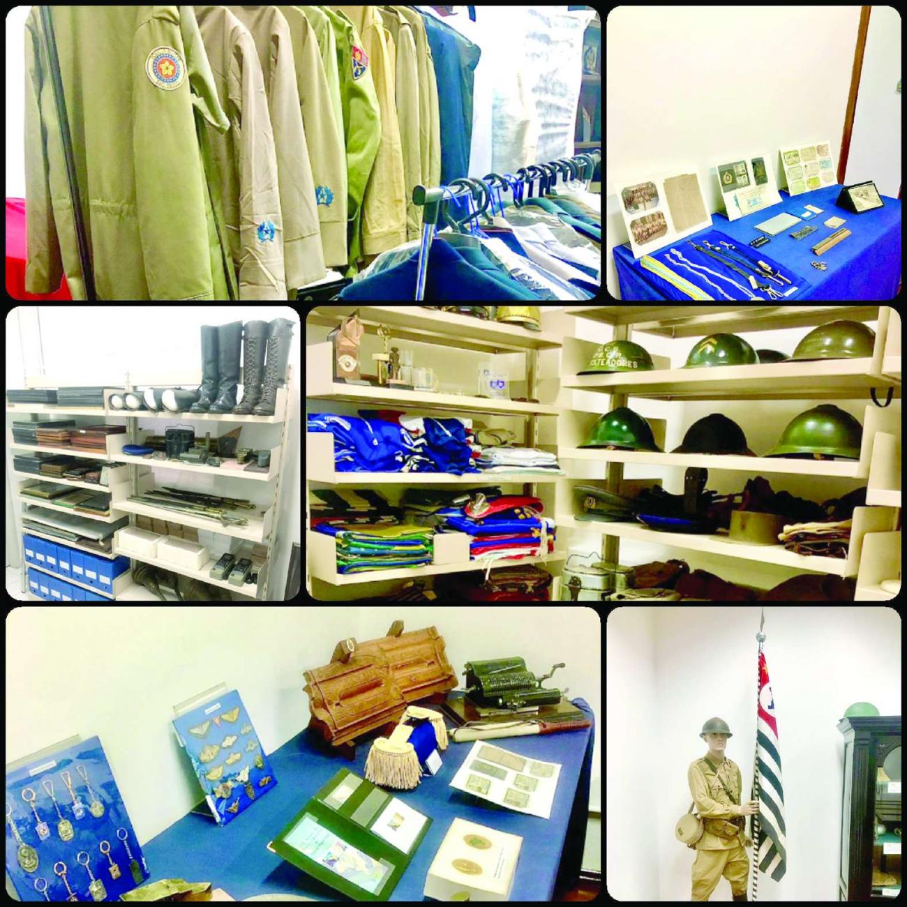 A Academia de Polícia Militar do Barro Branco conta com um Museu Acadêmico