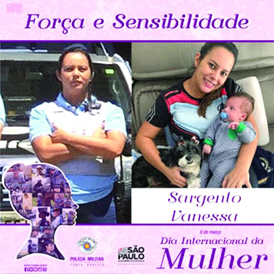 Polícia Militar homenageia sargento Vanessa no Dia Internacional da Mulher