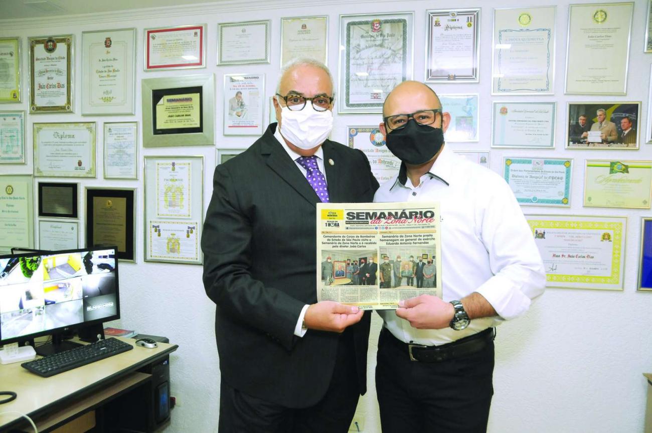 Jornal Semanário da Zona Norte recebe a visita do novo subprefeito da Vila Maria/Vila Guilherme