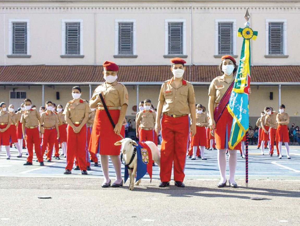 Cerimônia marca a Entrega da Boina Garança aos alunos do Colégio Militar de São Paulo