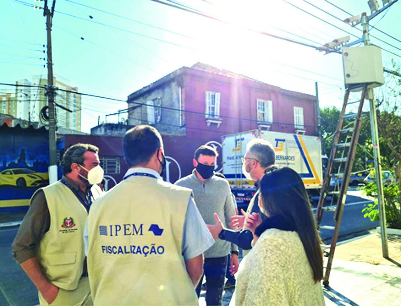 Ipem-SP verifica radares na Mooca, Zona Leste da Capital