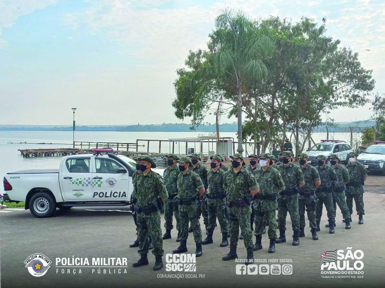 Polícia Militar Ambiental realiza ação para coibir pesca ilegal e ocupação irregular nas margens de rios