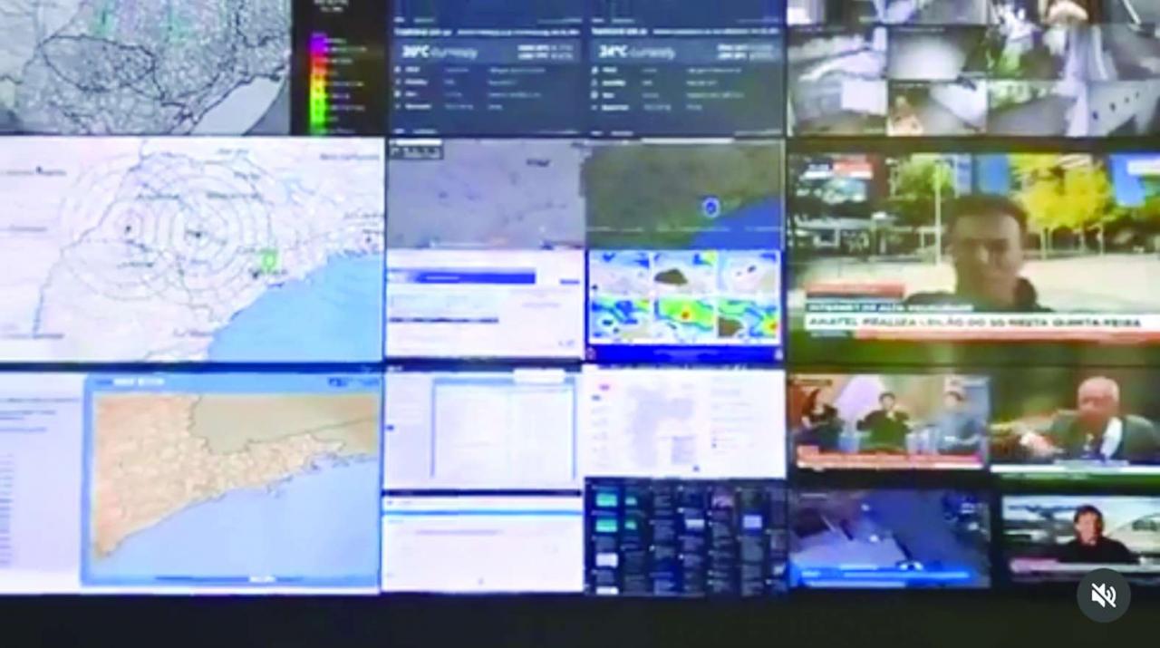 Centro de Gerenciamento de Emergências permite monitoramento da Gestão de Riscos e de Desastres em municípios de São Paulo