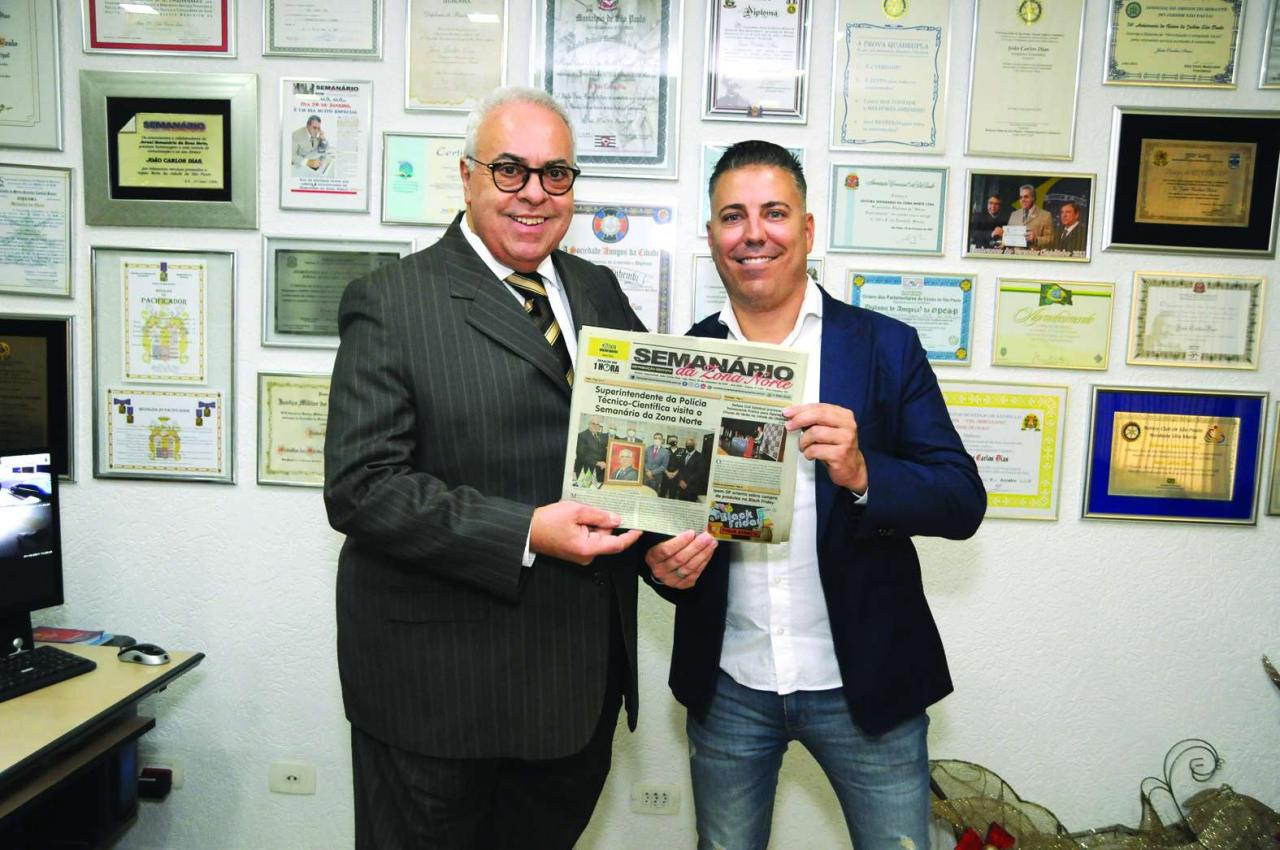 Jornal Semanário Zona Norte recebe a visita do vereador Danilo do Posto