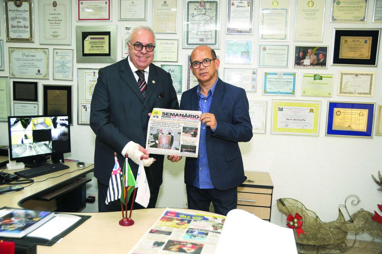 Semanário da Zona Norte recebe visita novo subprefeito de Santana/Tucuruvi