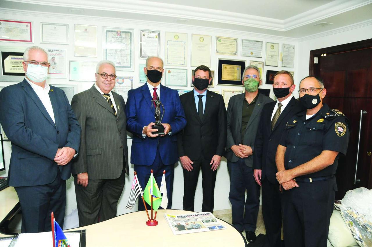 Jornal Semanário da Zona Norte recebe a visita do novo presidente do Tribunal de Justiça Militar de São Paulo