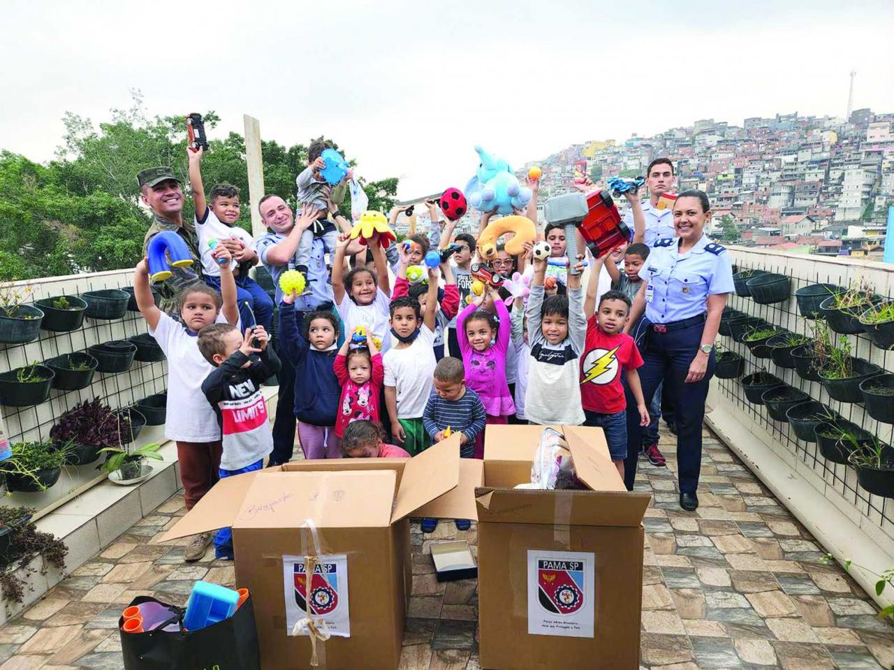 PAMASP realiza Campanha do Agasalho e doa 400 Kg em roupas, sapatos e brinquedos