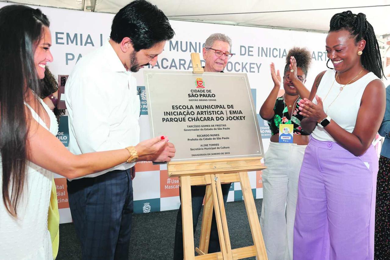 Escola Municipal de Iniciação Artística é inaugurada no Parque Chácara Jockey