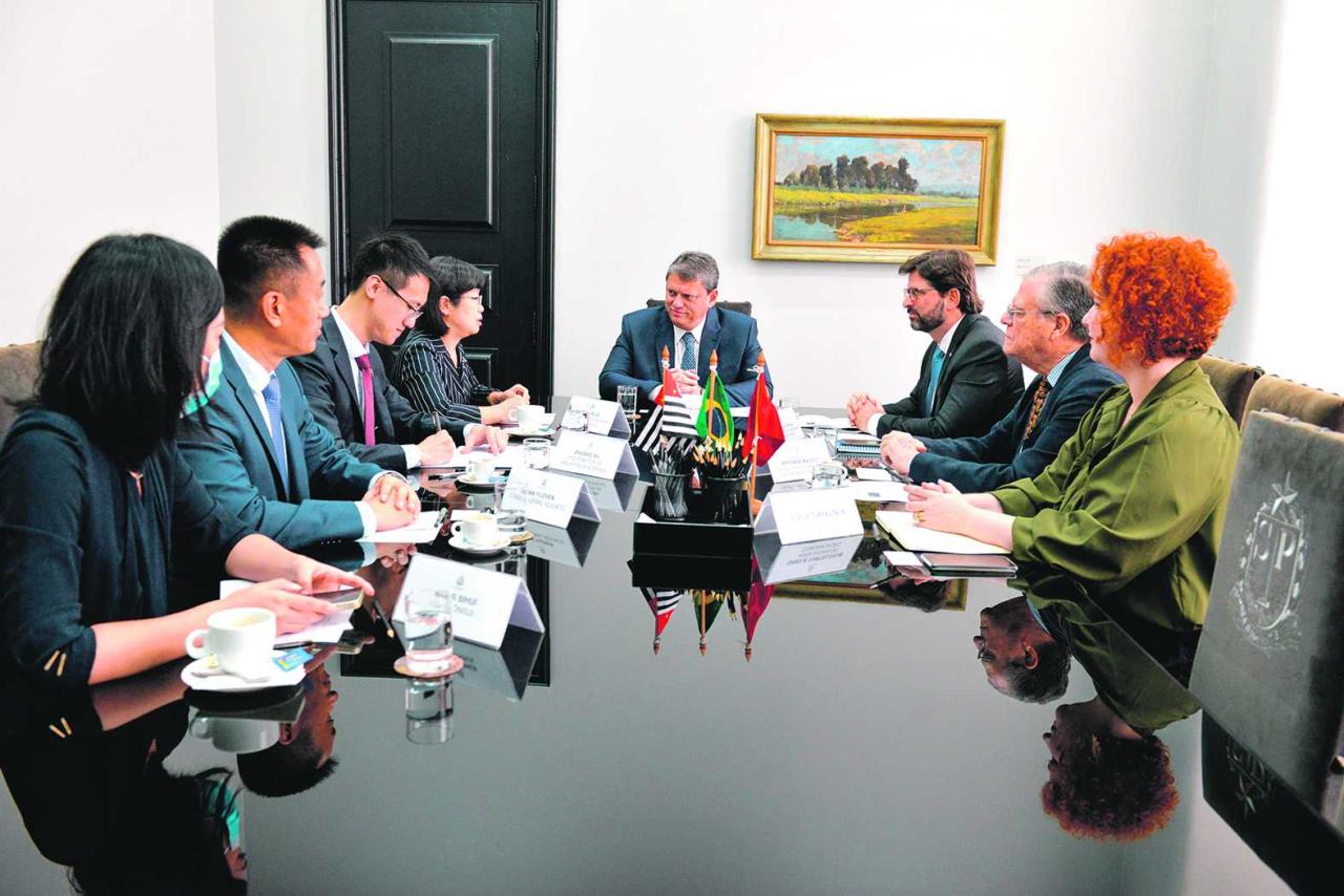 Governador Tarcísio de Freitas discute ampliação de parcerias com a cônsul-geral da China em São Paulo