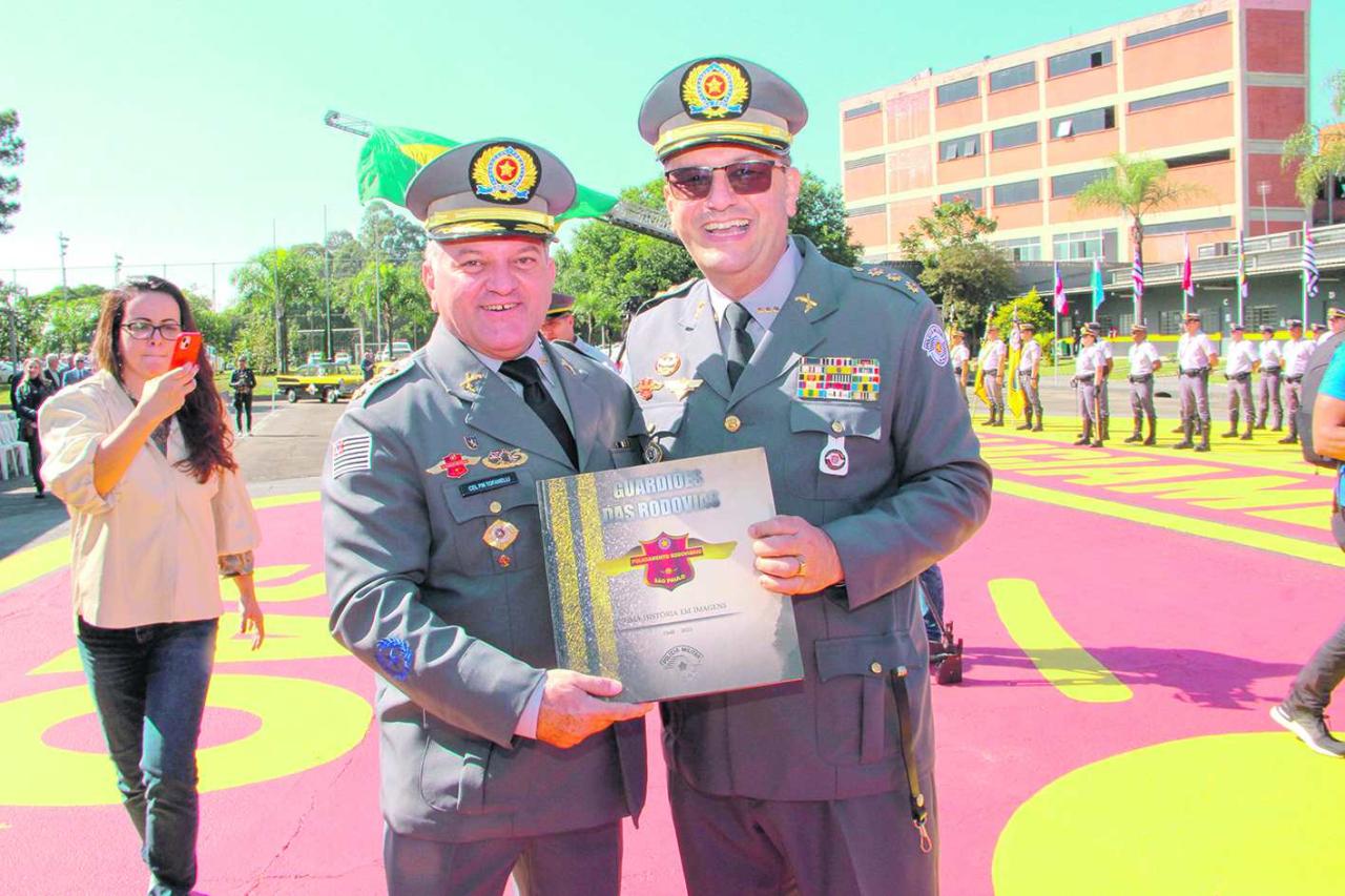 Solenidade de passagem de comando do Policiamento Rodoviário