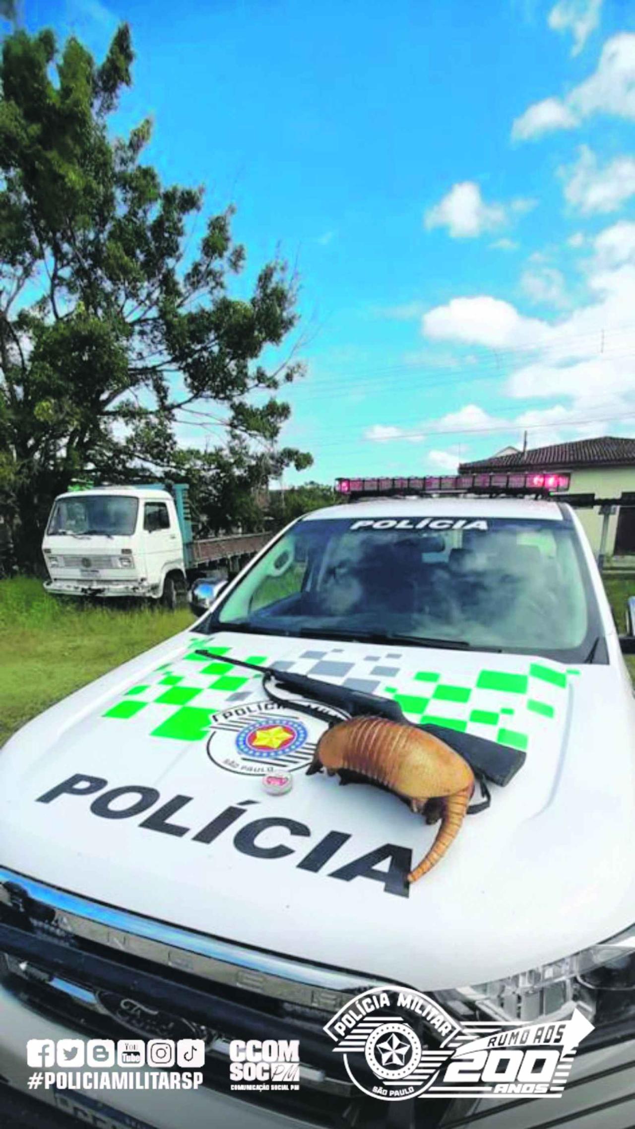 Polícia Militar autua infrator por caça e degradação em Iguape