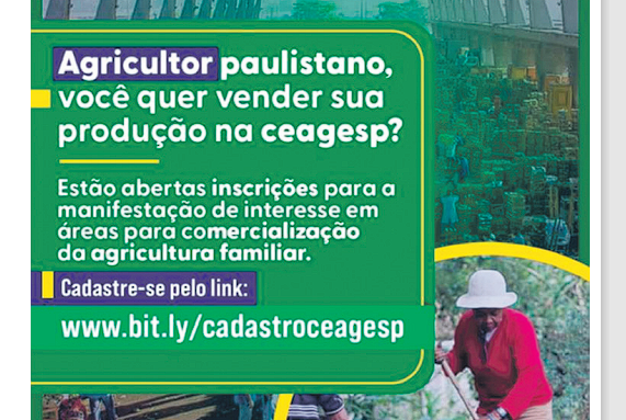 CEAGESP abre formulário de pré-cadastro para agricultores interessados em comercializar alimentos em atacado e varejo