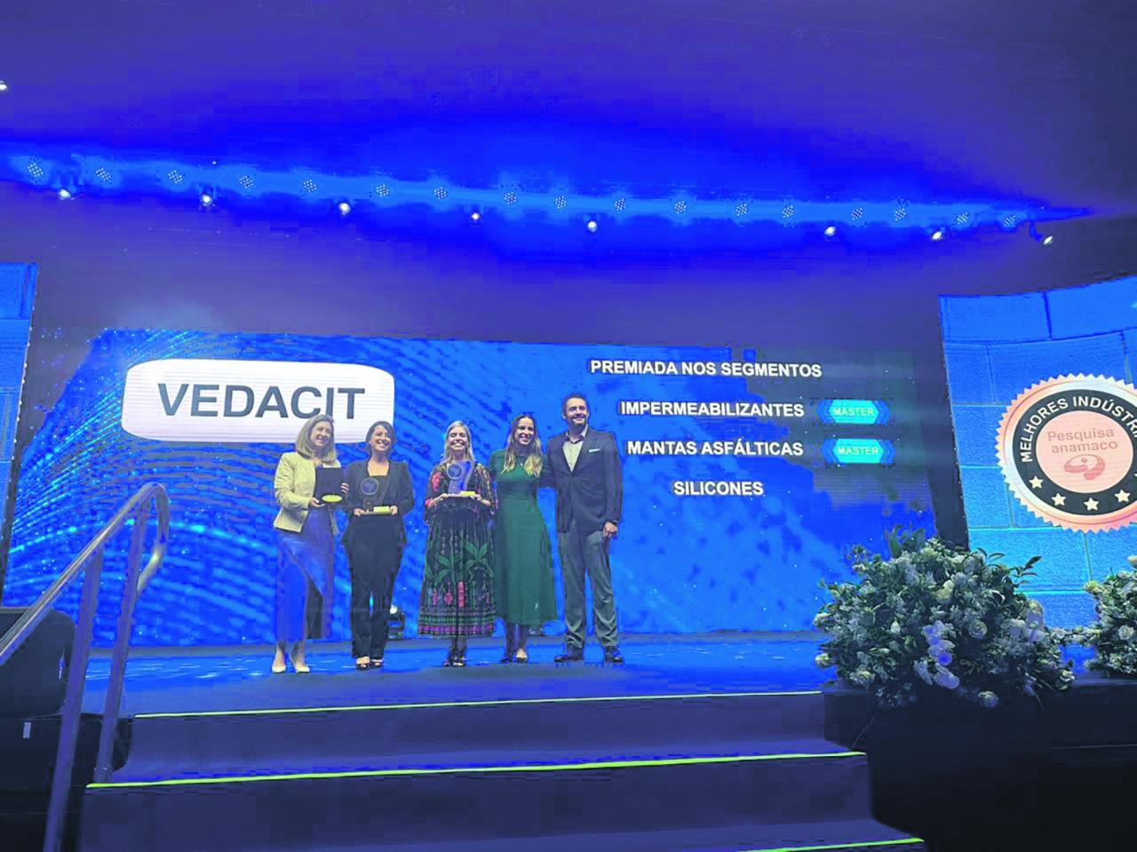 Vedacit é reconhecida nas principais premiações do segmento