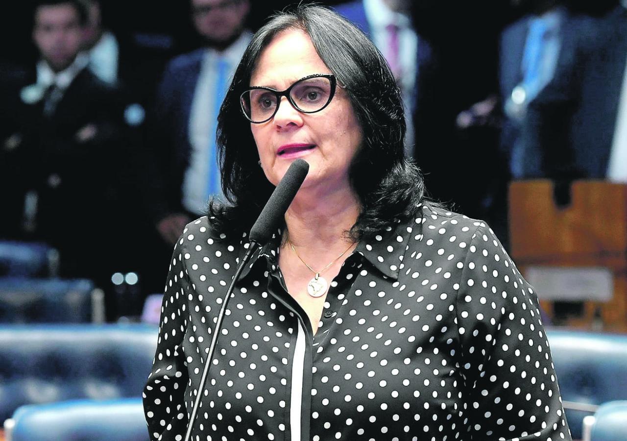 Eleger mais mulheres pode ajudar no enfrentamento à violência doméstica, diz senadora Damares