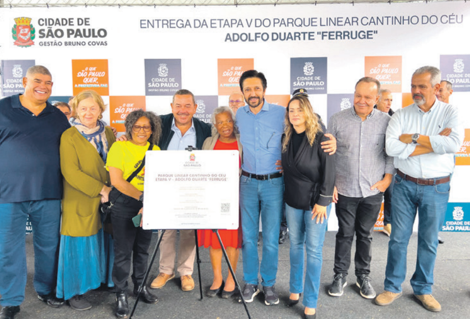 Prefeito inaugura parque que marca revitalização de trecho às margens da Billings no Dia Mundial da Água