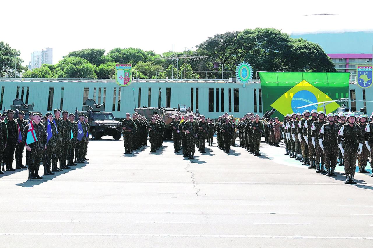 Exército Brasileiro completa 376 anos com solenidade em São Paulo