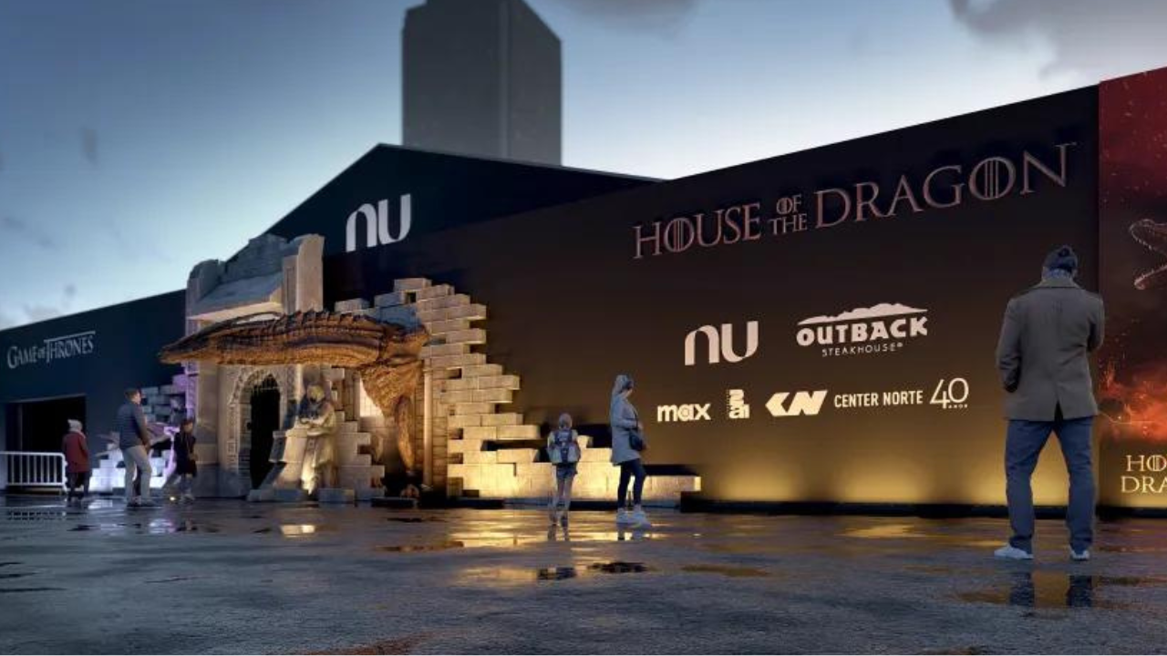 Inédita no Brasil, 2a1 e Nubank, trazem ao Shopping Center Norte a “Game of Thrones & House of the Dragon Experience”