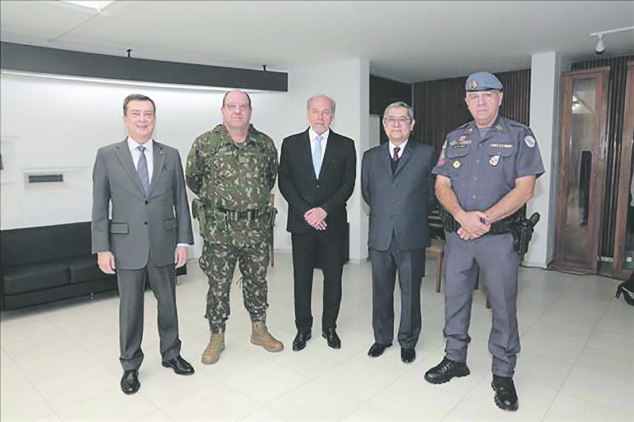 Presidente do Tribunal de Justiça de São Paulo participa da solenidade em comemoração ao 78º aniversário do Comando Militar do Sudeste.