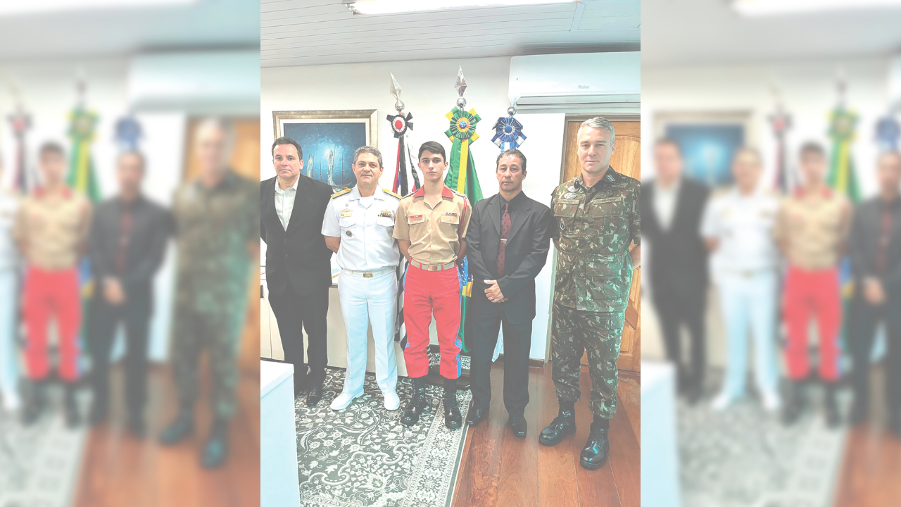 Aluno do Colégio Militar de São Paulo é aprovado no Colégio Naval