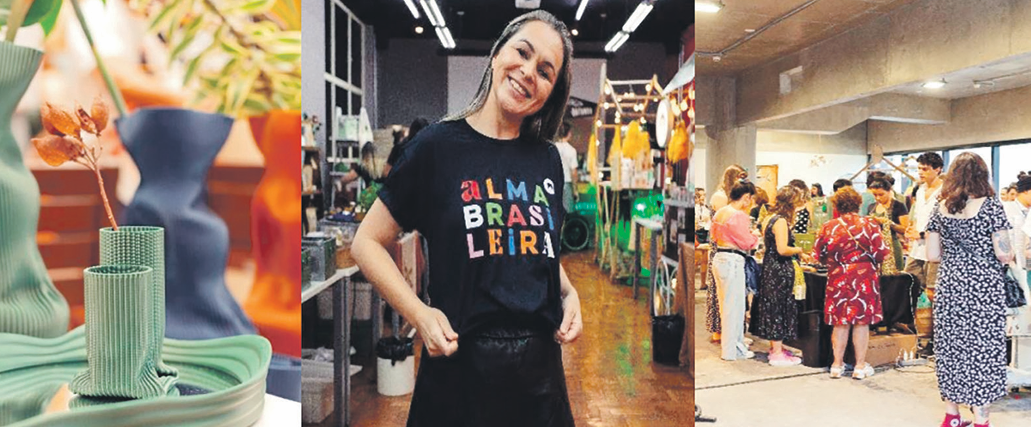 Feira na Rosenbaum leva design, arquitetura, gastronomia e arte brasileira ao Lar Center, na Zona Norte de São Paulo