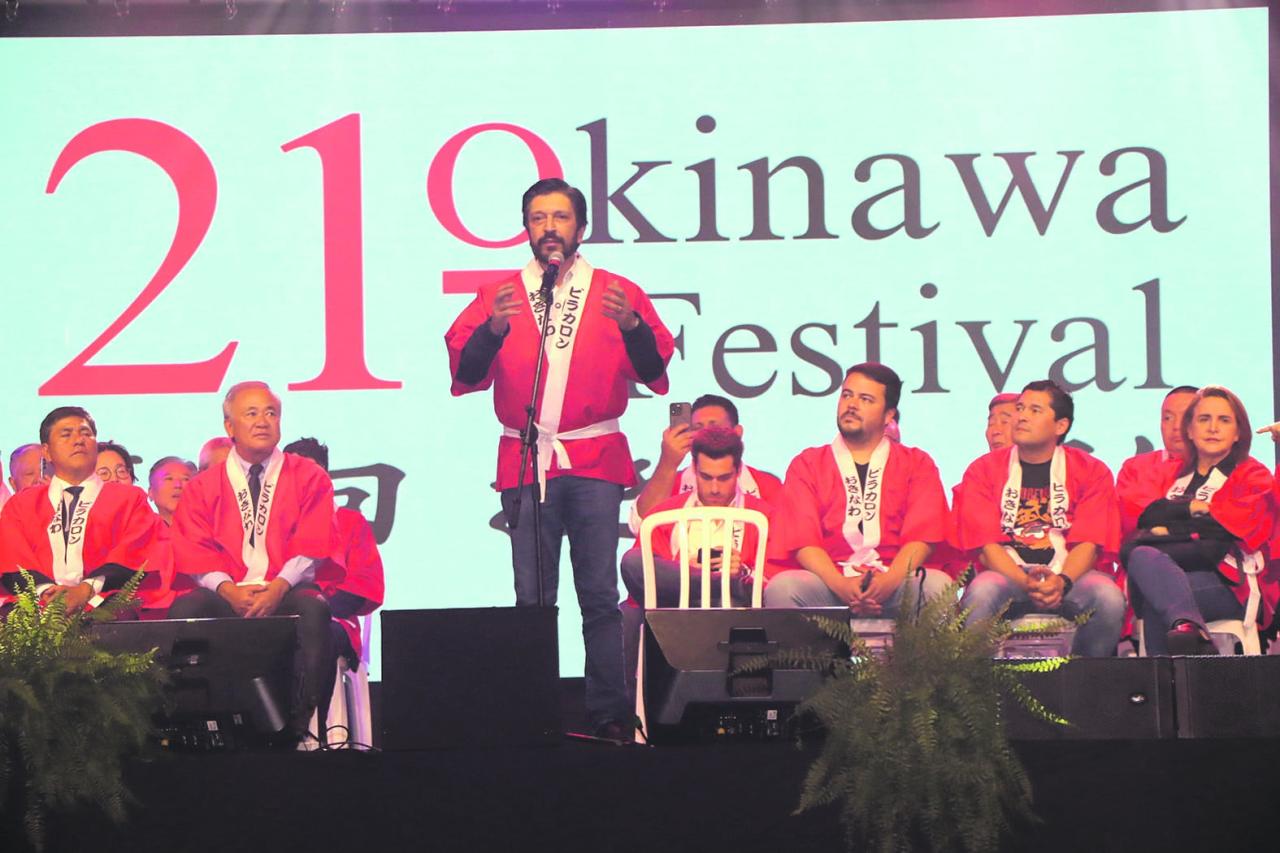 Prefeito Ricardo Nunes participa do 21º Okinawa Festival
