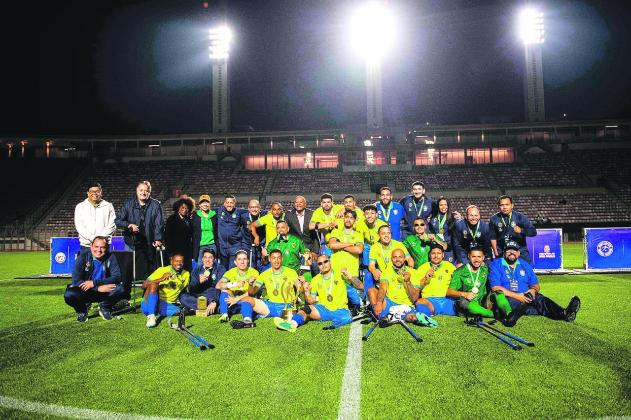 Seleção Brasileira de Futebol para Amputados vence Sul-Americano e garante vaga na Copa 2026, que será disputada na Costa Rica