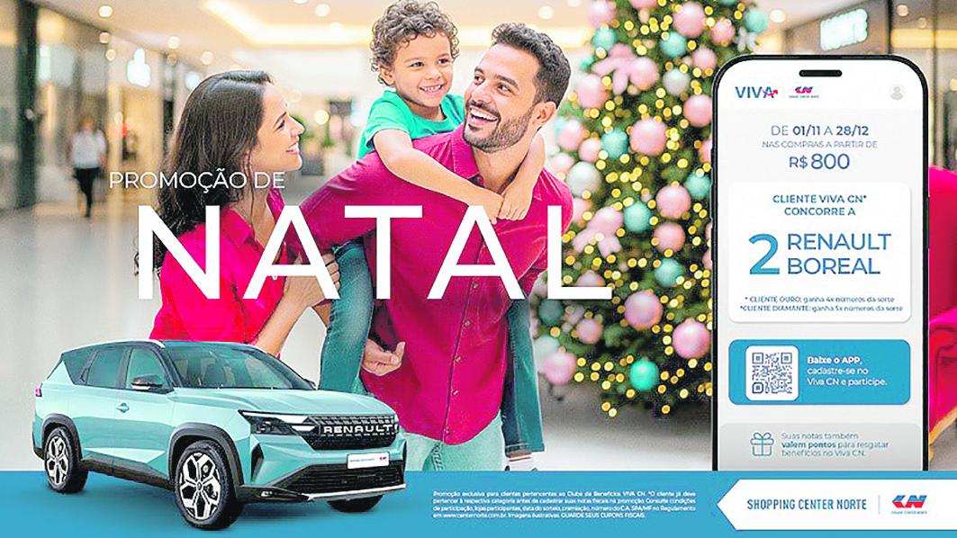 Shoppings Center Norte e Lar Center apresentam campanha promocional de Natal com premiação exclusiva