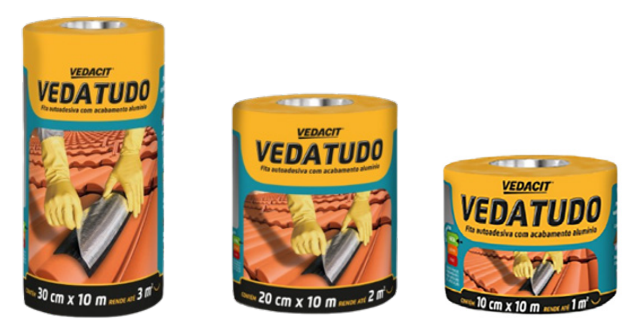 Fitas Veda Tudo da Vedacit auxiliam em reparos de infiltrações simples e emergenciais