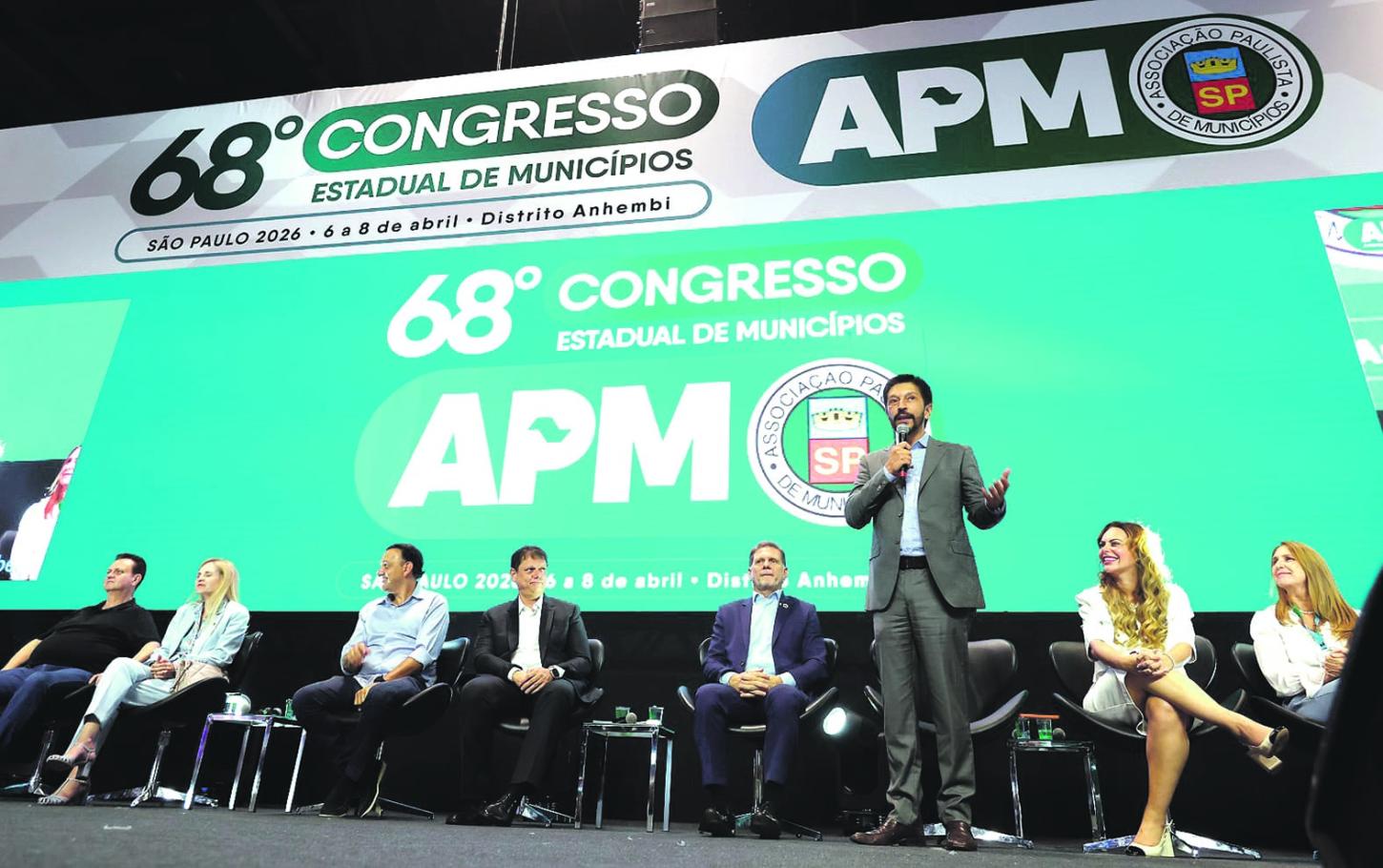 À frente da capital, gestão do prefeito Ricardo Nunes leva experiência de São Paulo ao Congresso de Municípios