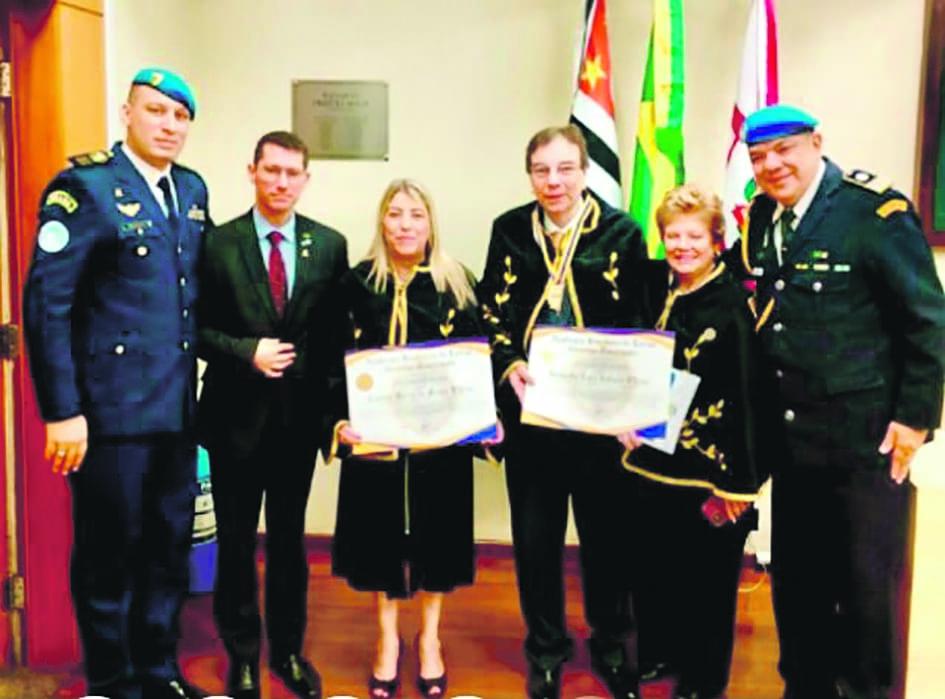 Colunistas do Semanário tomam posse  na Academia Brasileira das Guardas Municipais