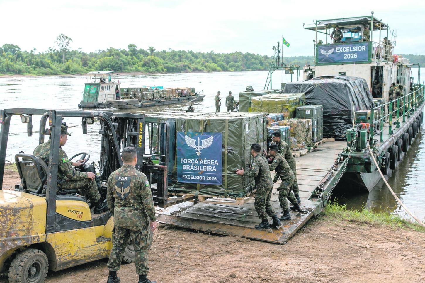 FAB ajusta detalhes finais do “Excelsior 2026” para ação humanitária na Amazônia